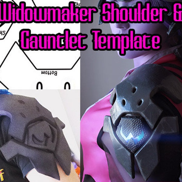 Widow Maker | Gauntlet & Shoulder Armor | Cosplay Template