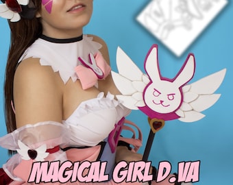Magical Girl Hana Wand Template