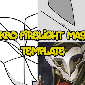 Firelight Owl Mask Template