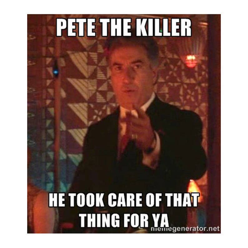 I Took Care of That Thing for You Us the Godfather Mafia Mobster NY 2