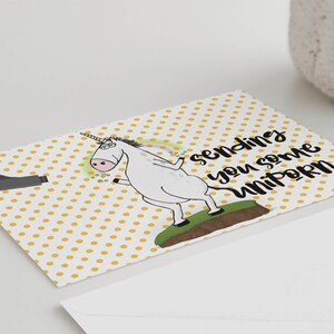 UNIPORN Funny Greeting Card Humor Card Anniversary Card Valentine's Day Card Funny Card Love Card Unicorn Card Birthday Card image 3