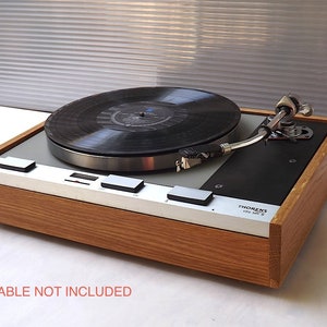 PLINTH for Thorens TD-125 oak wood / Custom oak wood plinth for Thorens TD-125 turntable