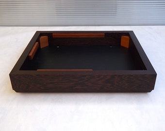 Base en madera de Wenge para tocadiscos Thorens TD-150 ( MK I-MKII series ) / Plinto para Thorens Td-150 estilo Linn Sondek Lp-12