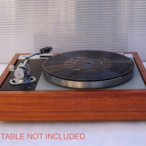 PLINTH for Thorens TD-125 mahogany wood / Custom mahogany wood plinth for Thorens TD-125 turntable image 5