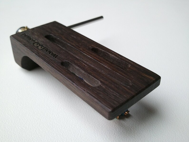 Blackwood wood headshell whith SME connector / blackwood custom phono headshell cartridge for record players image 2
