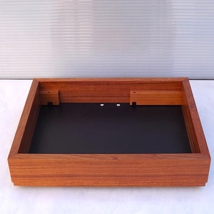 PLINTH for Thorens TD-125 mahogany wood / Custom mahogany wood plinth for Thorens TD-125 turntable image 9