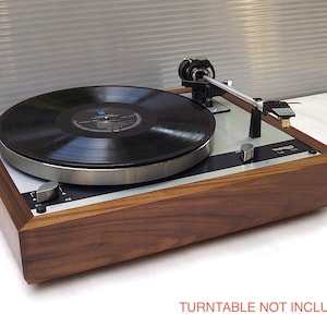 Walnut wood PLINTH for Thorens TD-145 / 160 turntable series image 5