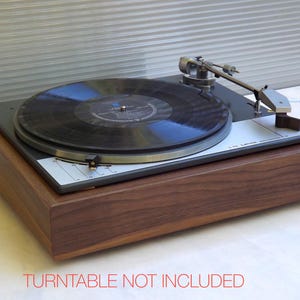Walnut wood PLINTH for Lenco L-75 / L-78 turntable series