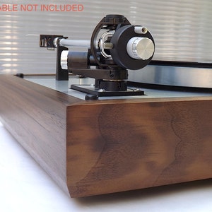 Walnut wood PLINTH for Thorens TD-145 / 160 turntable series image 7