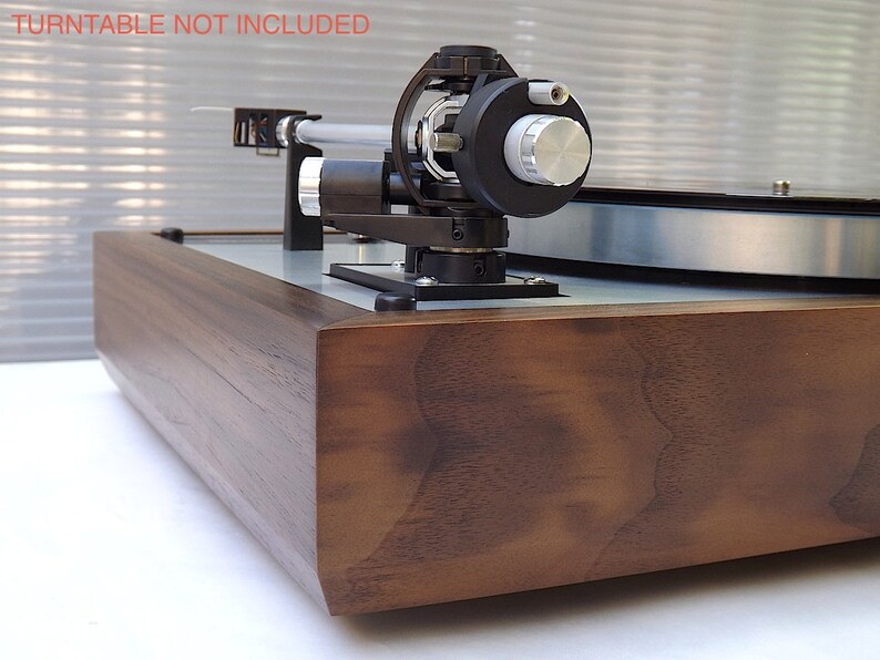 Walnut wood PLINTH for Thorens TD-145 / 160 turntable series image 7