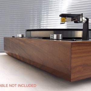 Walnut wood PLINTH for Thorens TD-145 / 160 turntable series image 4