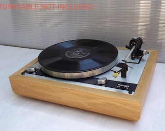 Oak wood PLINTH for Thorens TD-160 / 145 turntable series / Custom turntable wood plinth