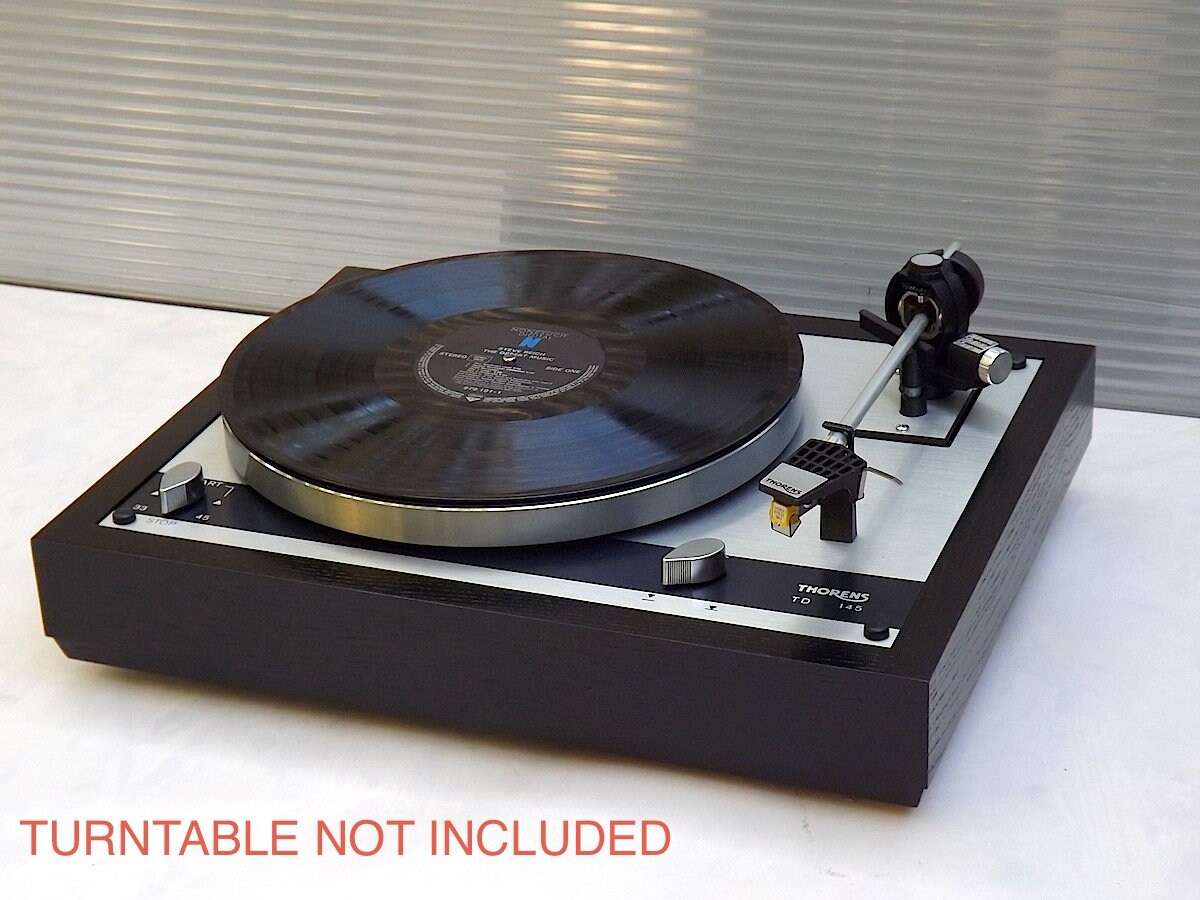 thumbnail image 2 of Replacement Hinges For Thorens TD 160 166 145 146 MKII – Dust Cover Chassis Hinges Left & Right – Black Unbranded 2 of 6