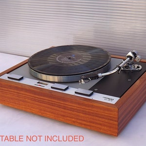 PLINTH for Thorens TD-125 mahogany wood / Custom mahogany wood plinth for Thorens TD-125 turntable image 1