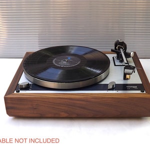 Walnut wood PLINTH for Thorens TD-145 / 160 turntable series image 2