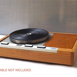 PLINTH for Thorens TD-125 Long Base / Custom cherry wood plinth for Thorens TD-125 turntable Long Base