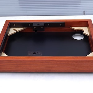 Linn Sondek LP-12  PADAUK wood plinth / Custom solid PADAUK wood plinth for Linn Sondek LP12