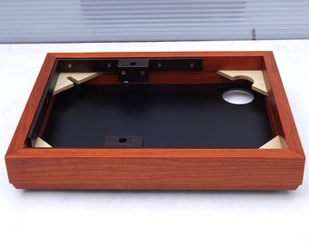 Linn Sondek LP-12  PADAUK wood plinth / Custom solid PADAUK wood plinth for Linn Sondek LP12