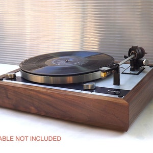 Walnut wood PLINTH for Thorens TD-145 / 160 turntable series image 9