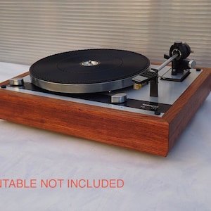 Bubinga wood PLINTH for Thorens TD-160 / 145 turntable series / Custom Thorens TD-160 plinth "Linn lp12 style"