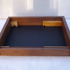 PLINTH for Thorens TD-125 walnut wood / Custom walnut wood plinth for Thorens TD-125 turntable
