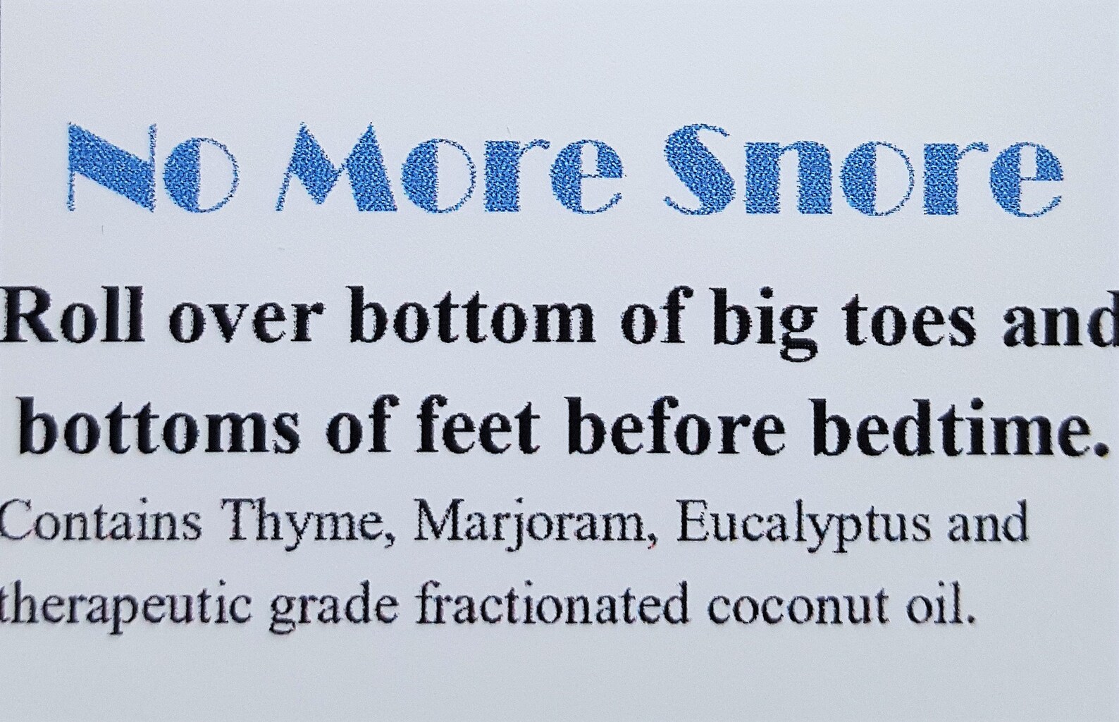 No More Snore Essential Oil Blend - Etsy