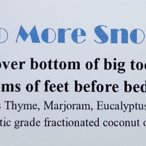 No More Snore Essential Oil Blend Bild 3