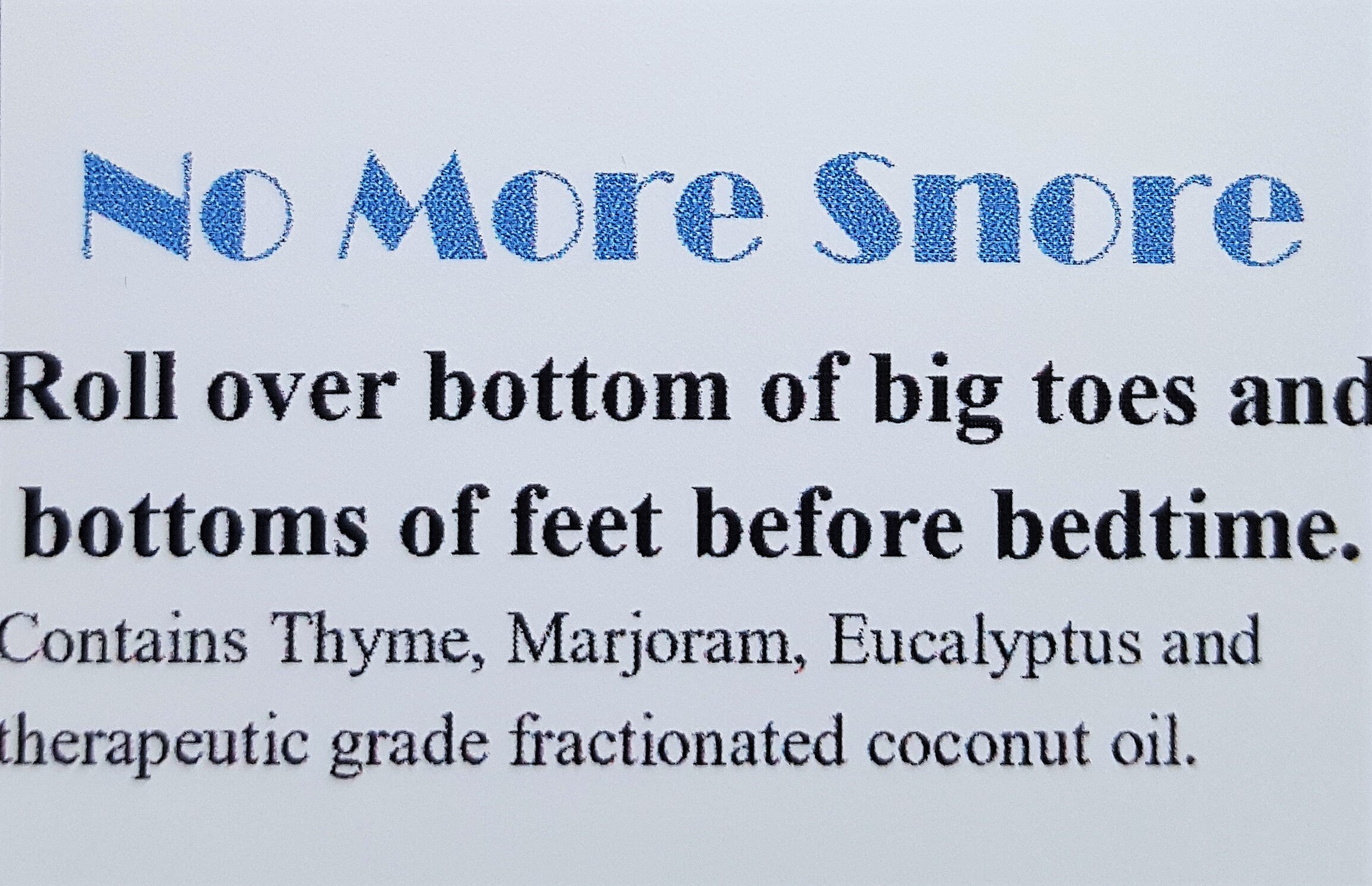 No More Snore Essential Oil Blend - Etsy