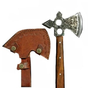 Carbon Steel Perfect size Tomahawk, Full Tang