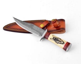 Damascus steel Handmade Knife by TITAN TK-062