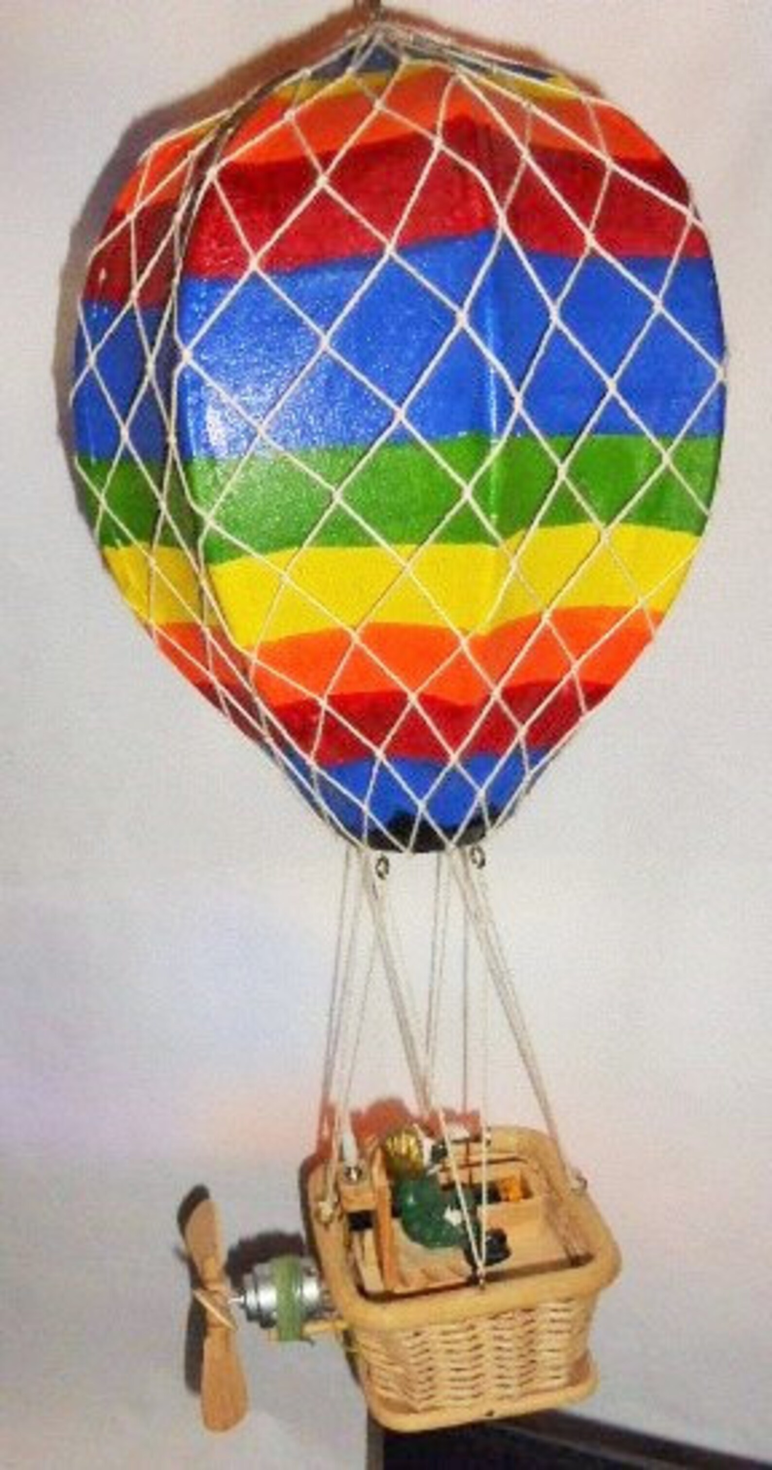 Hot Air Balloons Hand Painted on Canvas Can Be Used Inside & Outside