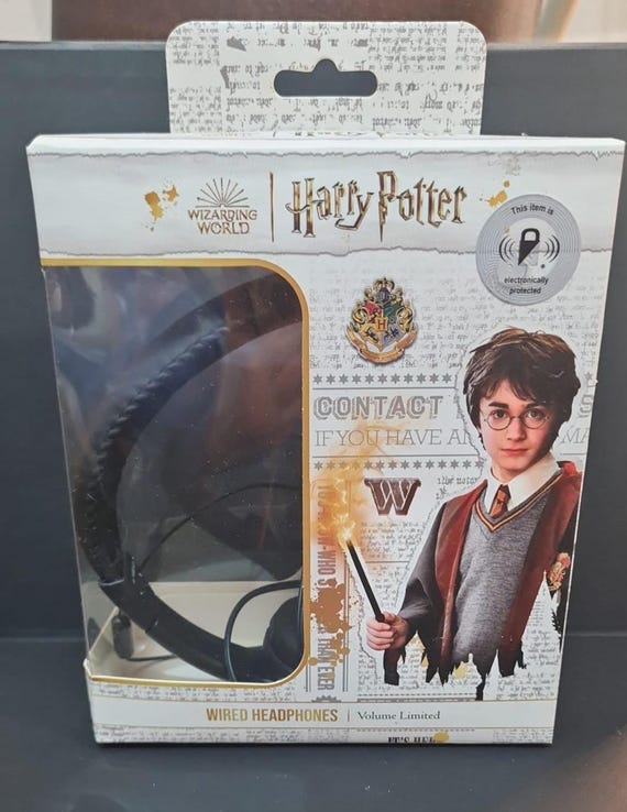 Wizarding World Harry Potter Wired Headphones Volume Limiting NEW