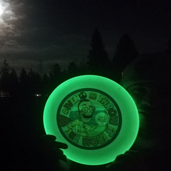 Plastic Free Glow in the Dark Ultimate Frisbee