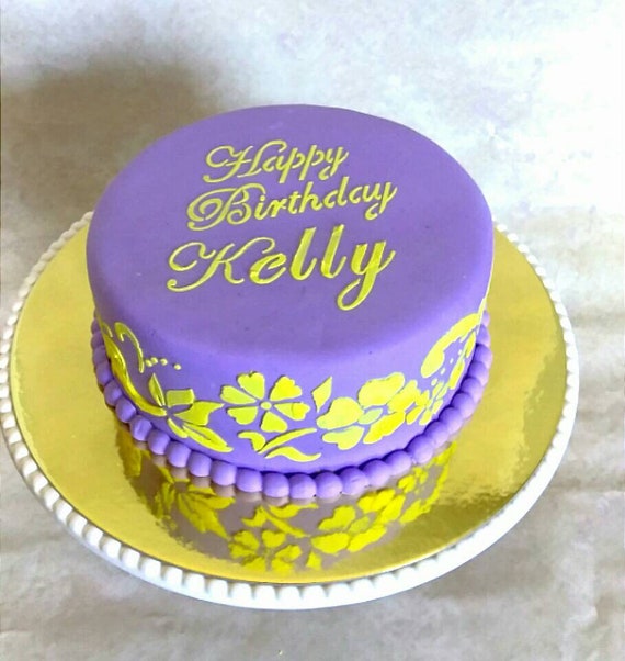 Gateau Danniversaire Gateau Aux Fruits Au Rhum Des Caraibes Etsy