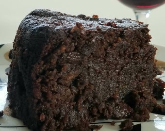 Jamaican Rum Fruit Cake. Caribbean Black Cake