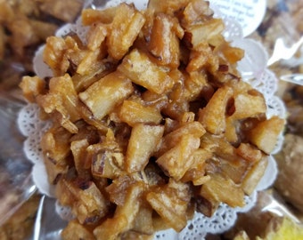Coconut Drops with Ginger, Authentic Nostalgic Treat, Individually Wrapped Snack