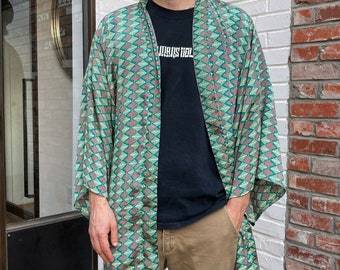 Boho and Hippie Silk Kimono / Unisex
