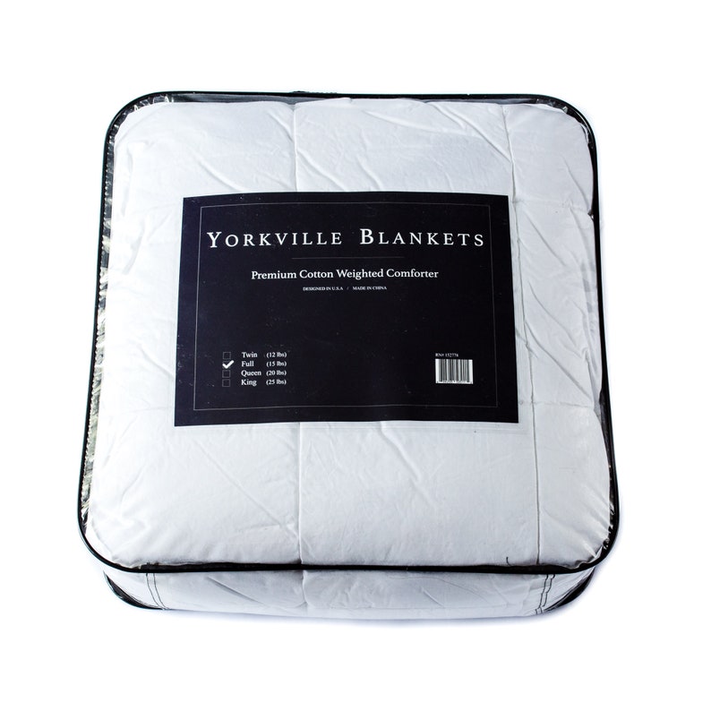 Yorkville Weighted Comforter Weighted Blanket Duvet TRUE TO Etsy