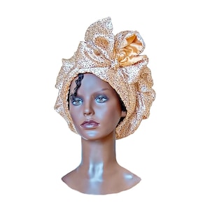 Adjustable Satin-Lined Sleep Bonnet In Animal Print Fabric, Satin-Lined Sleep Cap In Leopard Print Fabric, Satin Bonnet