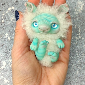 Monster Artist teddy bear Miniature monster Blythe friend OOAK