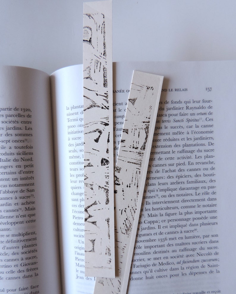 Geometric Bookmarks, Dotted Deco, Paper Goods, Original Handpulled