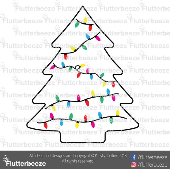 Download Free Fairy Lights Christmas Tree Lights Acrylic Craft Shapes Svg Etsy SVG DXF Cut File