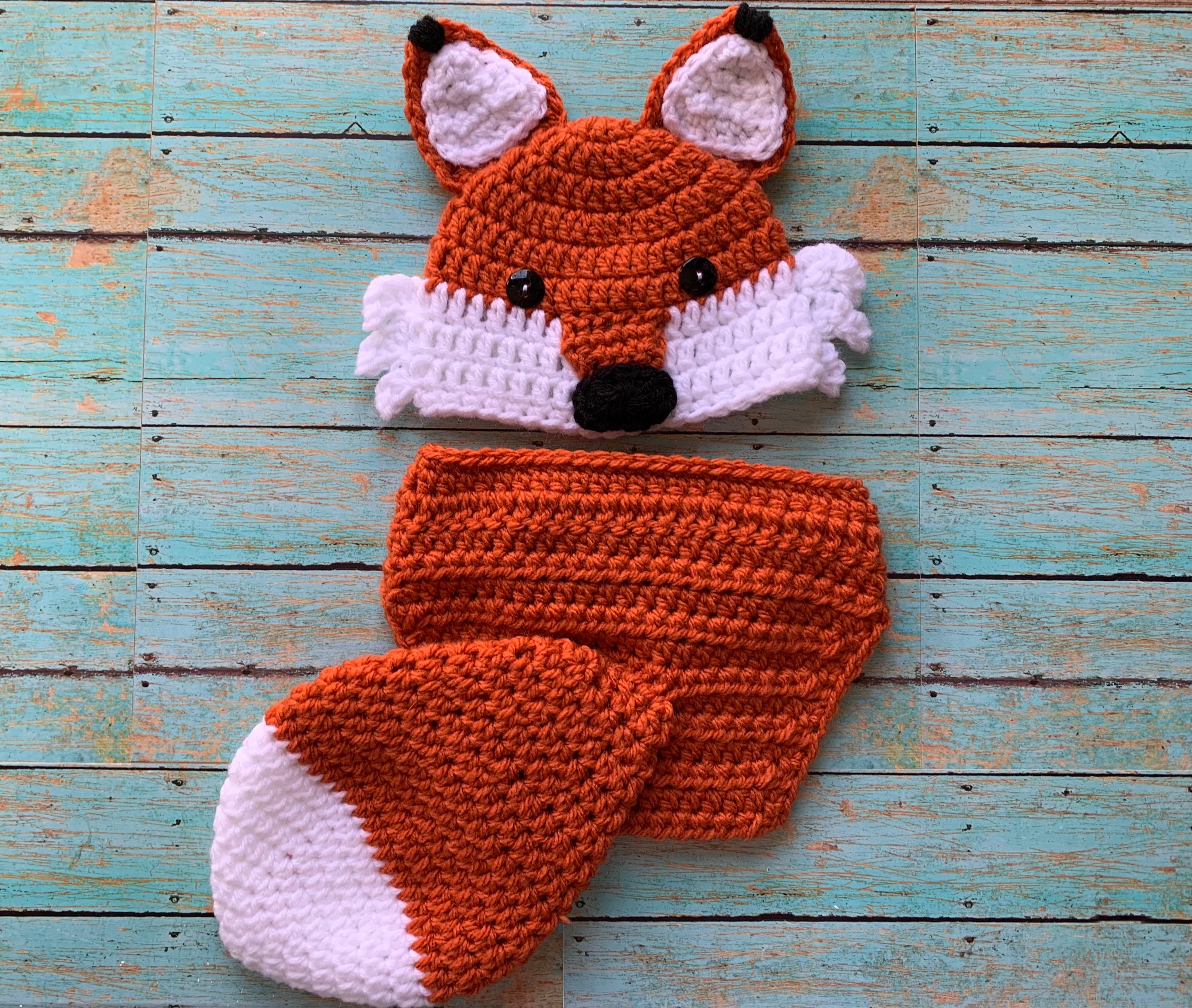 Fox Baby Props Fox Baby Outfit Baby Photo Prop Crochet Etsy