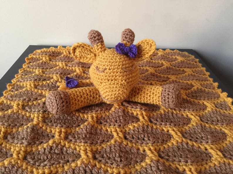 Giraffe baby lovey Giraffe baby girl Giraffe blanket Etsy