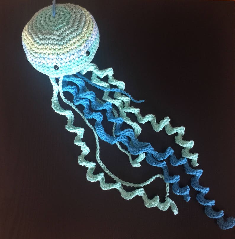 Crochet Jellyfish Jellyfish Toy Baby Shower Gift Etsy