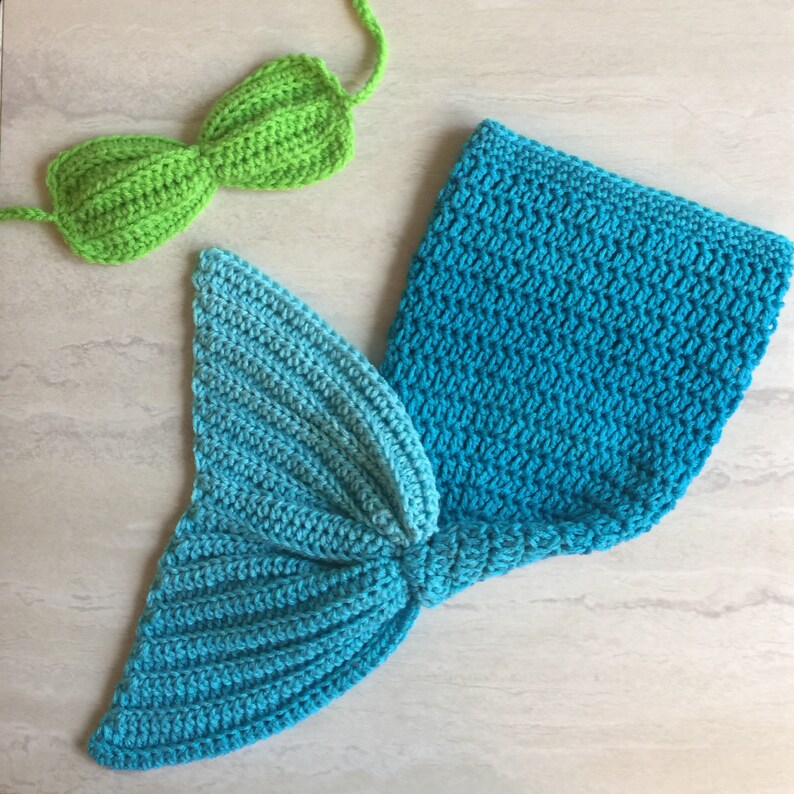 crochet mermaid tail baby