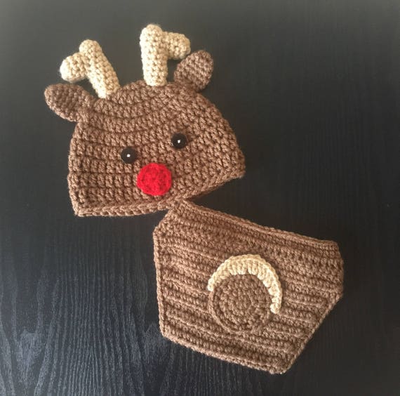baby deer crochet outfit