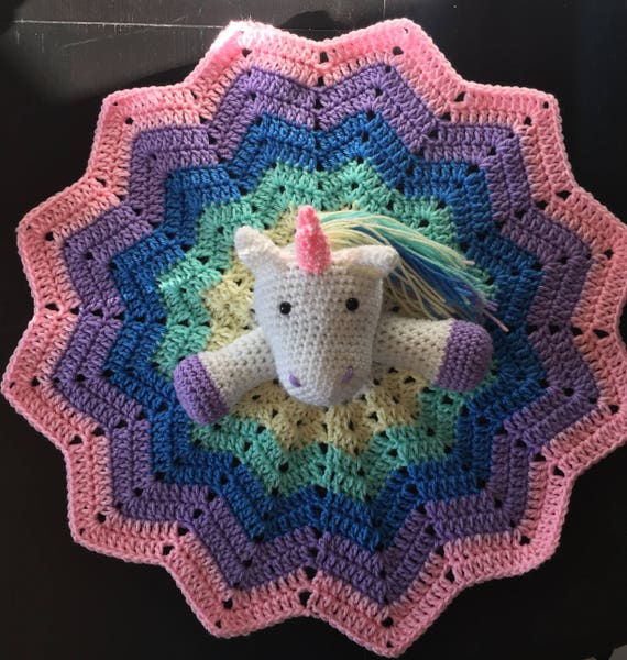 unicorn cuddle blanket