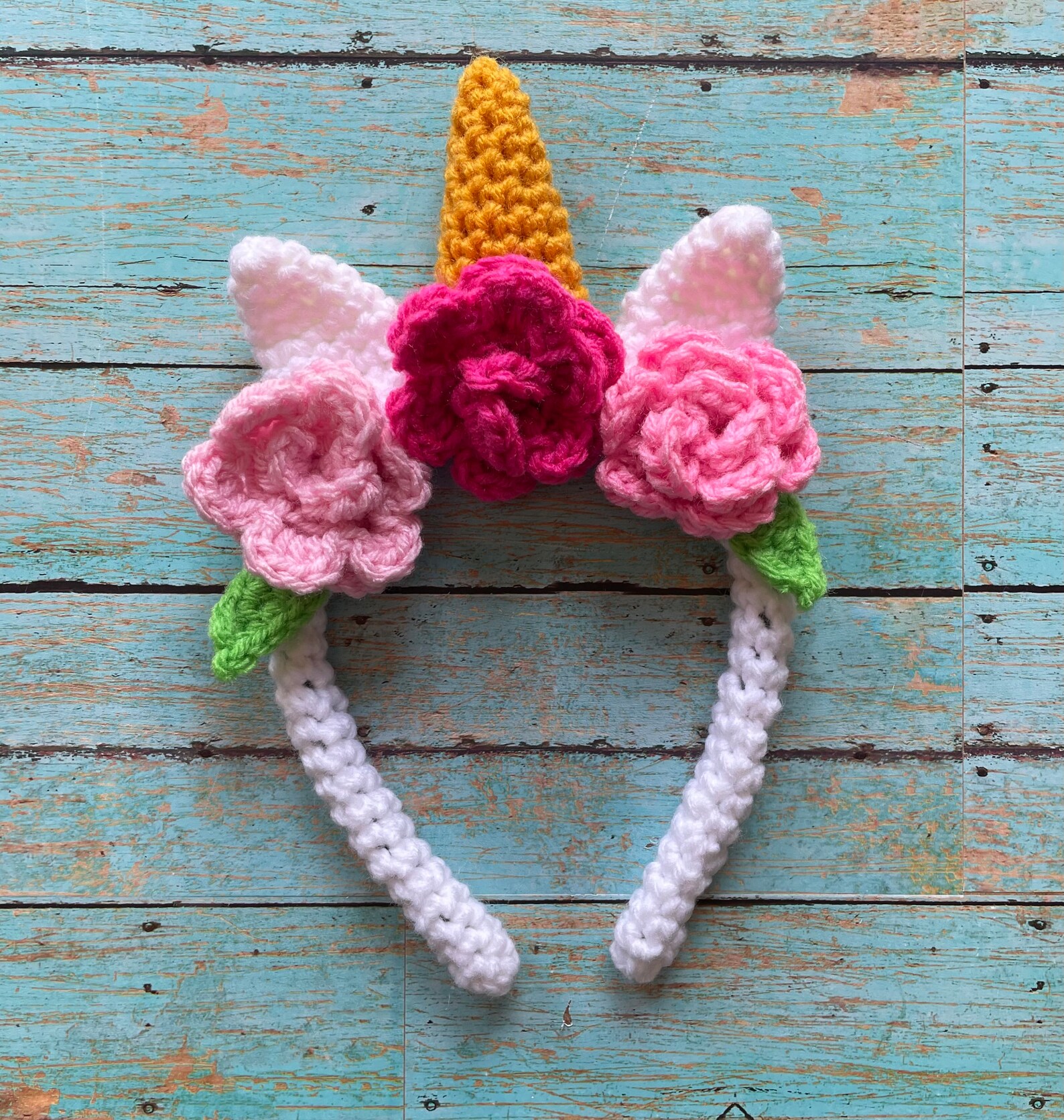 Unicorn Flower Crown Unicorn Head Band Unicorn Flower Etsy