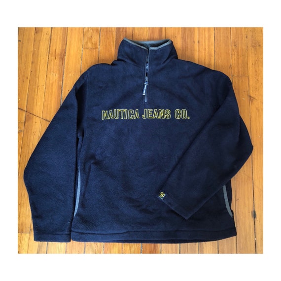 nautica men's fleece pullover
